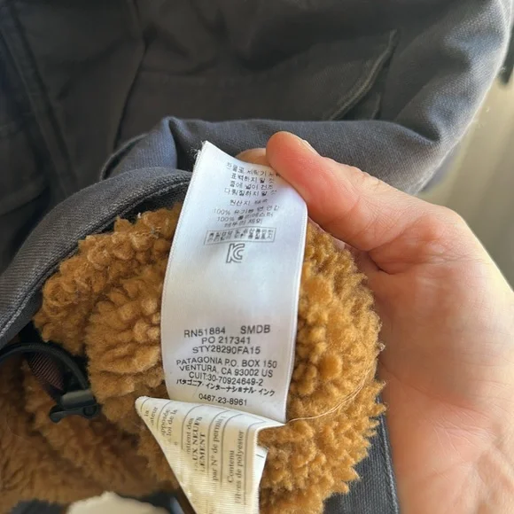 Patagonia Prairie Dawn Insulated Parka, Smoke Blue, M - Picture 4 of 6